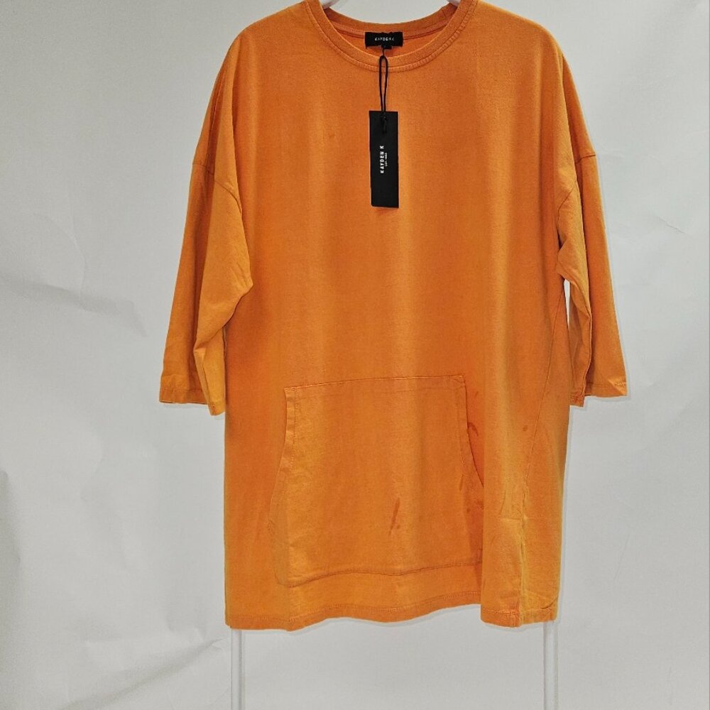 Kayden K 3/4 T Shirt with Front Pouch Tang